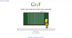 Desktop Screenshot of giyf.com